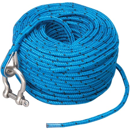Geared2Golf Anchor Rope 5mm x 100 ft. SS Shackle GE134543